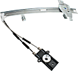 Front and Rear, Driver Side Window Regulators, Power, Without Motor