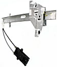 Front and Rear, Driver Side Window Regulators, Power, Without Motor