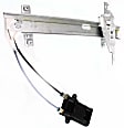 Front and Rear, Driver Side Window Regulators, Power, Without Motor