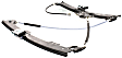 Front and Rear, Driver and Passenger Side Power Window Regulator, Without Motor