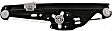 Rear, Driver and Passenger Side Power Window Regulator, Without Motor