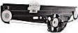 Rear, Driver and Passenger Side Power Window Regulator, Without Motor