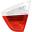 Passenger Side, Inner and Outer Halogen Tail Light, Without bulb(s), OE Replacement, Sedan