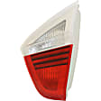 Passenger Side, Inner and Outer Halogen Tail Light, Without bulb(s), OE Replacement, Sedan