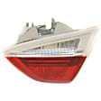 Passenger Side, Inner and Outer Halogen Tail Light, Without bulb(s), OE Replacement, Sedan