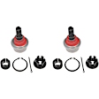 SET-RBBJ96125RD-2 Front, Driver and Passenger Side, Lower Ball Joint
