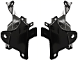 Front, Driver and Passenger Side Bumper Brackets, Outer Support