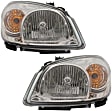 2008 Chevrolet Cobalt - Driver and Passenger Side Halogen Headlight, With bulb(s), OE Replacement