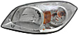2008 Chevrolet Cobalt - Driver and Passenger Side Halogen Headlight, With bulb(s), OE Replacement