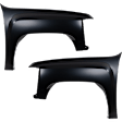 Front, Driver and Passenger Side Fenders, CAPA CERTIFIED