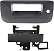 2012 Chevrolet Silverado 1500 - Tailgate Handle and Bezel, For Models With Locking Tailgate, Textured Black, Plastic, Without Camera Hole, With Key Hole