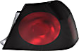 Driver and Passenger Side, Outer Halogen Tail Light, With bulb(s), OE Replacement, Sedan