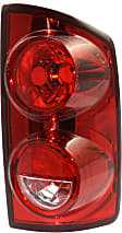 2007 Dodge Ram 3500 - Driver and Passenger Side Halogen Tail Light, Without bulb(s), OE Replacement