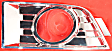 Front, Driver and Passenger Side Fog Light Trims, Chrome