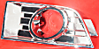 Front, Driver and Passenger Side Fog Light Trims, Chrome