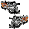 2010 Ford Edge - Driver and Passenger Side Halogen Headlight, With bulb(s), OE Replacement, Sport Utility