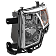 2008 Ford Edge - Driver and Passenger Side Halogen Headlight, With bulb(s), OE Replacement, Sport Utility, CAPA Certified