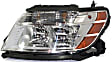 Driver and Passenger Side Halogen Headlight, With bulb(s), OE Replacement