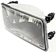 Front, Driver and Passenger Side Halogen Fog Light, With bulb(s)