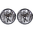 Front, Driver and Passenger Side Fog Lights, With Bulb(s), Halogen