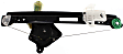 2000-2007 Ford Focus - Rear, Driver and Passenger Side Power Window Regulator, With Motor