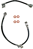 SET-RBH380376-R Rear, Driver and Passenger Side First Stop Series Brake Line, Metal and Rubber