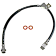 SET-RBH380376-R Rear, Driver and Passenger Side First Stop Series Brake Line, Metal and Rubber