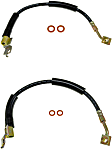 SET-RBH38894-F Front, Driver and Passenger Side First Stop Series Brake Line, Metal and Rubber