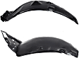 2007 Infiniti G35 - Front, Driver and Passenger Side, Front Section Fender Liner, Sedan, For Models With Sport Package