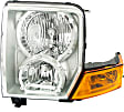 2006 Jeep Commander - Driver and Passenger Side Halogen Headlight, With bulb(s), OE Replacement