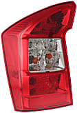 Driver and Passenger Side Halogen Tail Light, With bulb(s), OE Replacement
