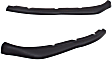Front, Driver and Passenger Side, Lower Valance, Spoiler, Textured