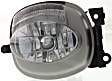 Front, Driver and Passenger Side Halogen Fog Lights, without Bulbs
