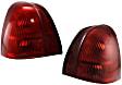 Driver and Passenger Side Halogen Tail Light, Without bulb(s), OE Replacement