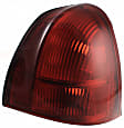 Driver and Passenger Side Halogen Tail Light, Without bulb(s), OE Replacement