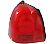 Driver and Passenger Side Halogen Tail Light, Without bulb(s), OE Replacement, CAPA Certified