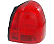 Driver and Passenger Side Halogen Tail Light, Without bulb(s), OE Replacement, CAPA Certified
