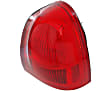 Driver and Passenger Side Halogen Tail Light, Without bulb(s), OE Replacement, CAPA Certified