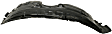 Front, Driver and Passenger Side, Fender Liner