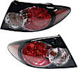 Driver and Passenger Side, Outer Halogen Tail Light, With bulb(s), OE Replacement