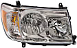 2007 Toyota Land Cruiser - Driver and Passenger Side Halogen Headlight, Without bulb(s), OE Replacement