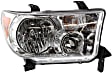 2010 Toyota Tundra - Driver and Passenger Side Halogen Headlight, With bulb(s), OE Replacement