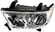 2010 Toyota Tundra - Driver and Passenger Side Halogen Headlight, With bulb(s), OE Replacement