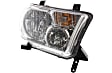 Driver and Passenger Side Headlights, with Bulbs, Halogen, Without leveling system, CAPA CERTIFIED