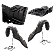 Front, Driver and Passenger Side, Front and Rear Section Fender Liner
