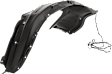 Front, Driver and Passenger Side, Front and Rear Section Fender Liner