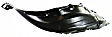 Front, Driver and Passenger Side, Rear Section, Fender Liner