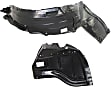 Front, Driver Side, Front and Rear Section, Fender Liner