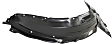 Front, Driver Side, Front and Rear Section, Fender Liner