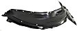 2007-2013 Toyota Tundra - Front, Driver and Passenger Side, Front and Rear Section, Fender Liner